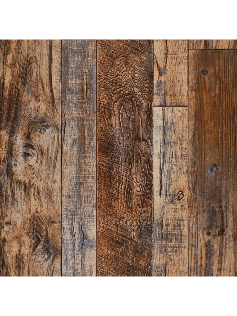 Brown Wood Peel and Stick Wallpaper - Self-Adhesive Shiplap for Home Decor